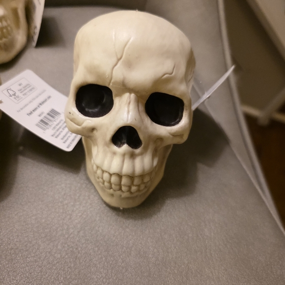 Way To Celebrate Set of Six Plastic Skull Decor Pieces Walmart 2025 Halloween - Picture 4 of 11